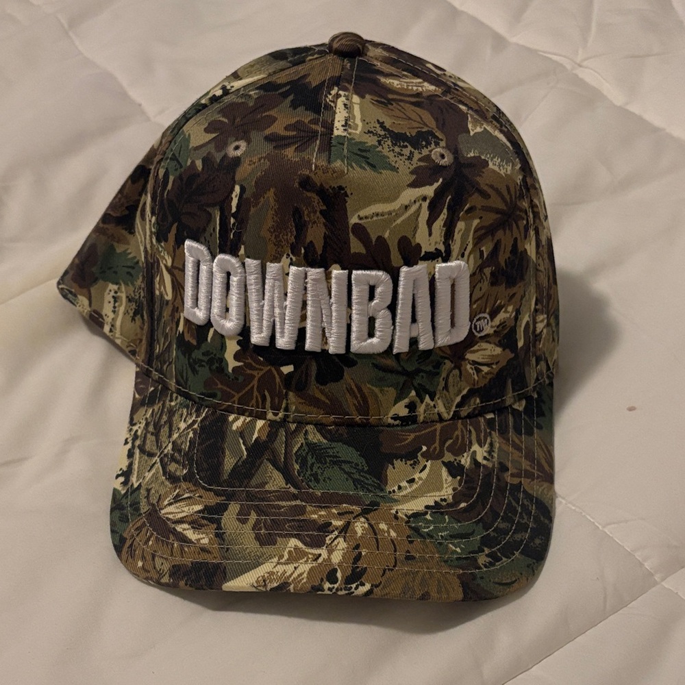 DOWNBAD Camo Baseball Cap